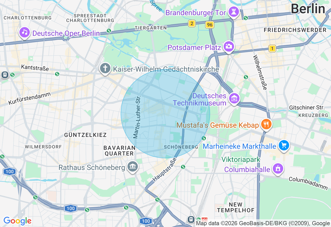 Kartenansicht der Location