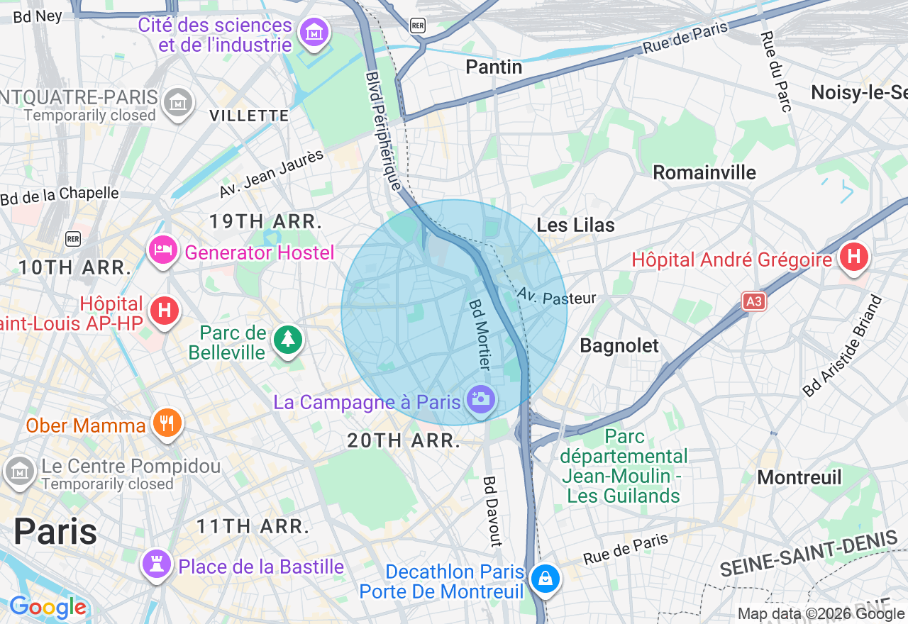 Carte de l'emplacement
