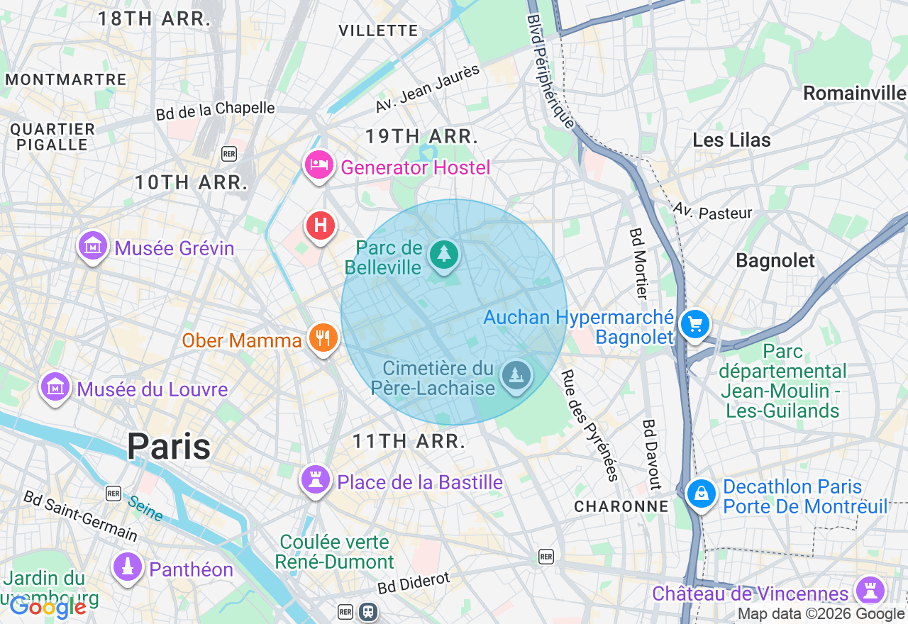 Carte de l'emplacement