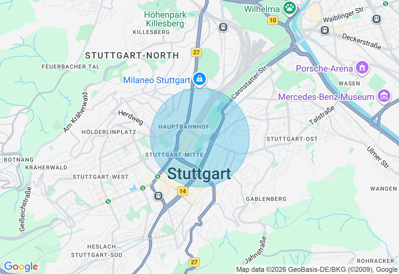 Kartenansicht der Location