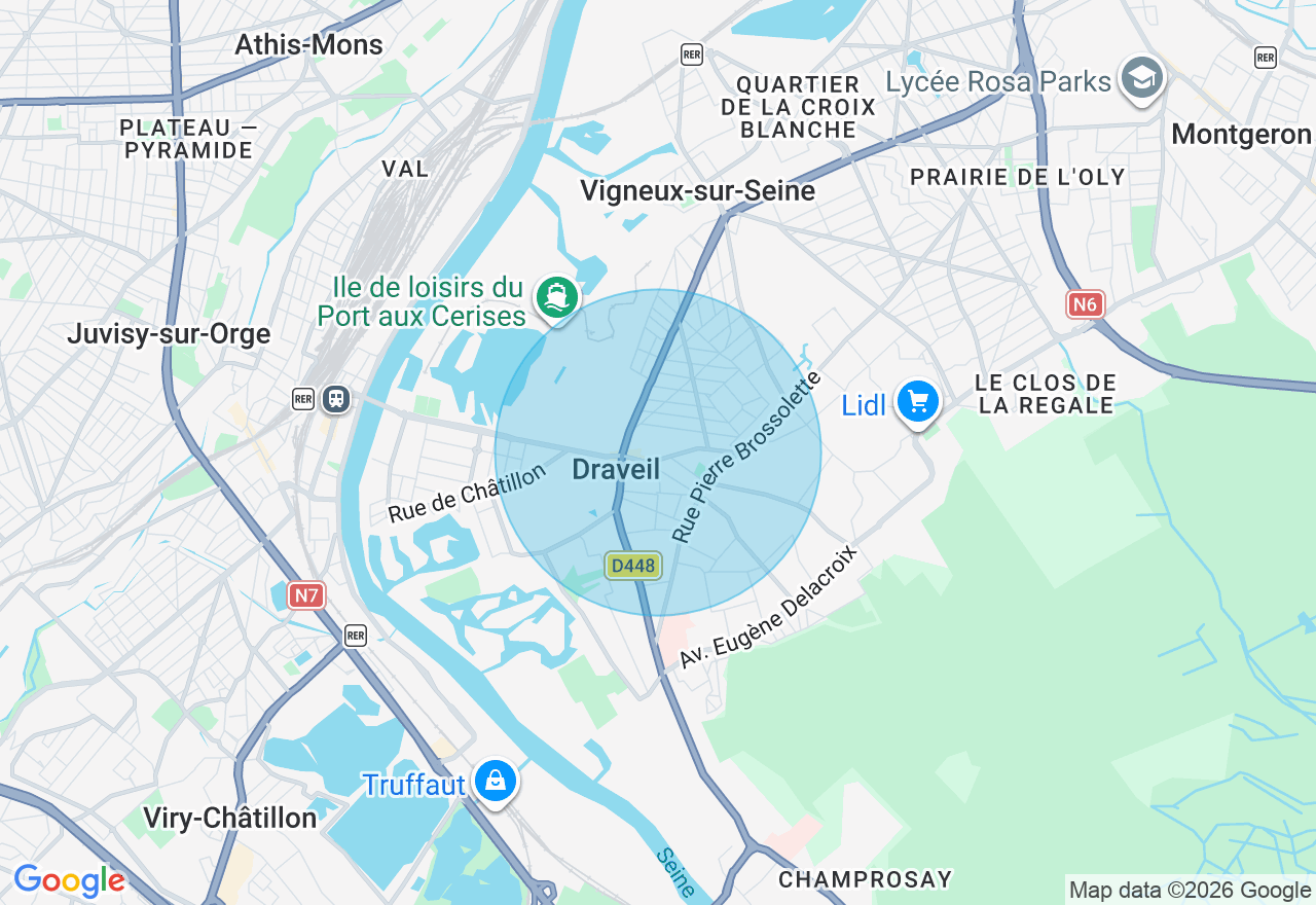 Carte de l'emplacement