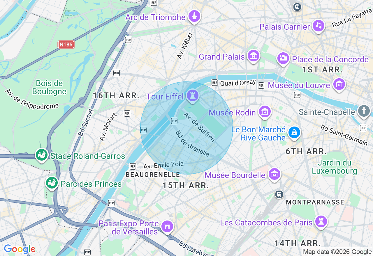 Carte de l'emplacement