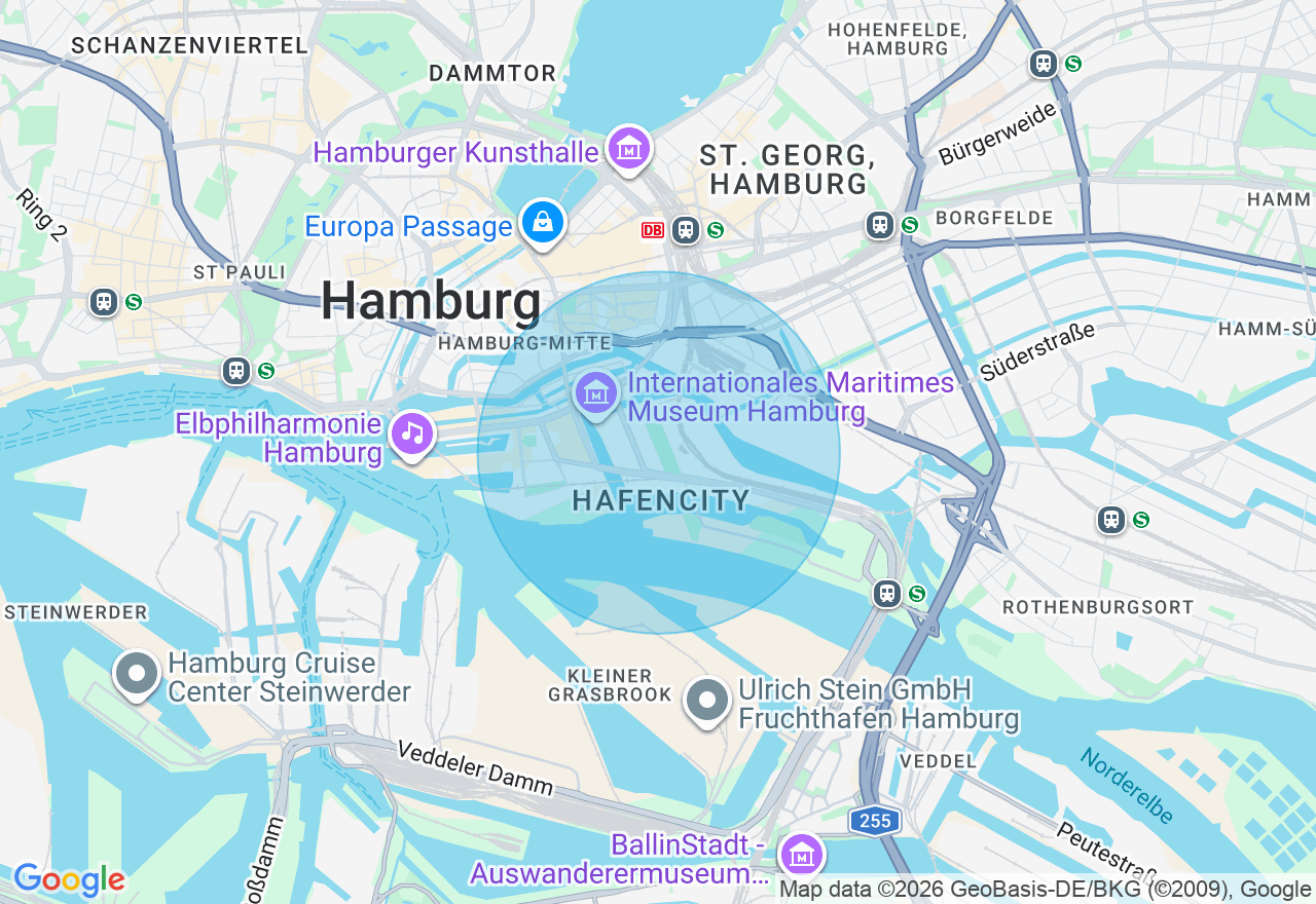 Kartenansicht der Location