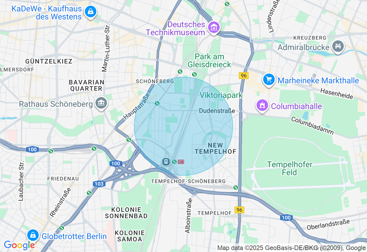 Kartenansicht der Location