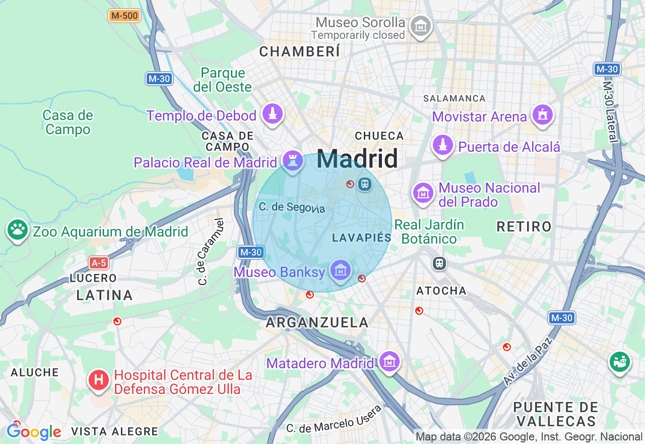 Mapa de la ubicación