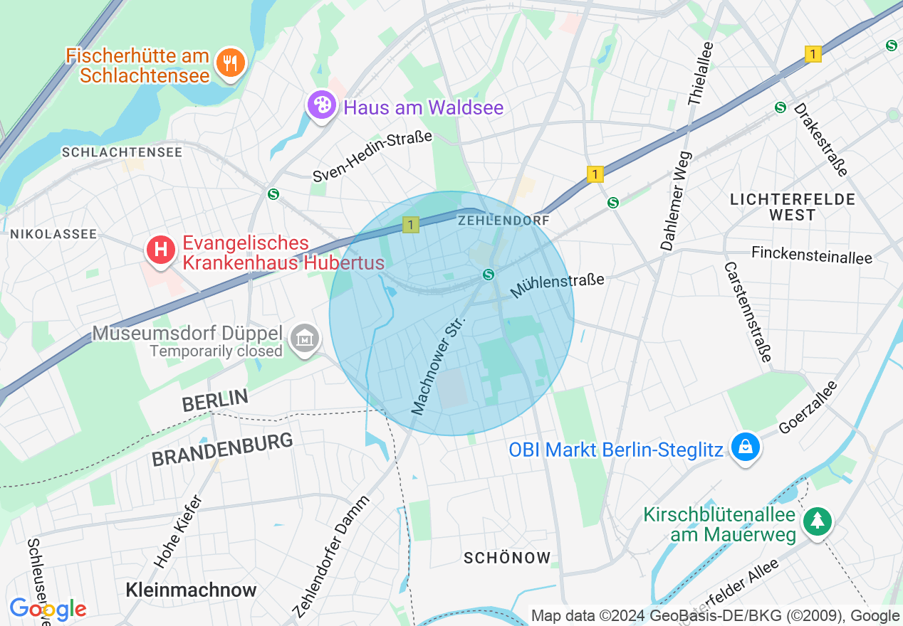 Kartenansicht der Location