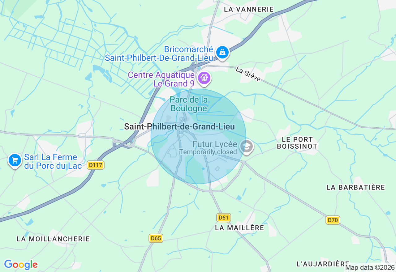 Carte de l'emplacement