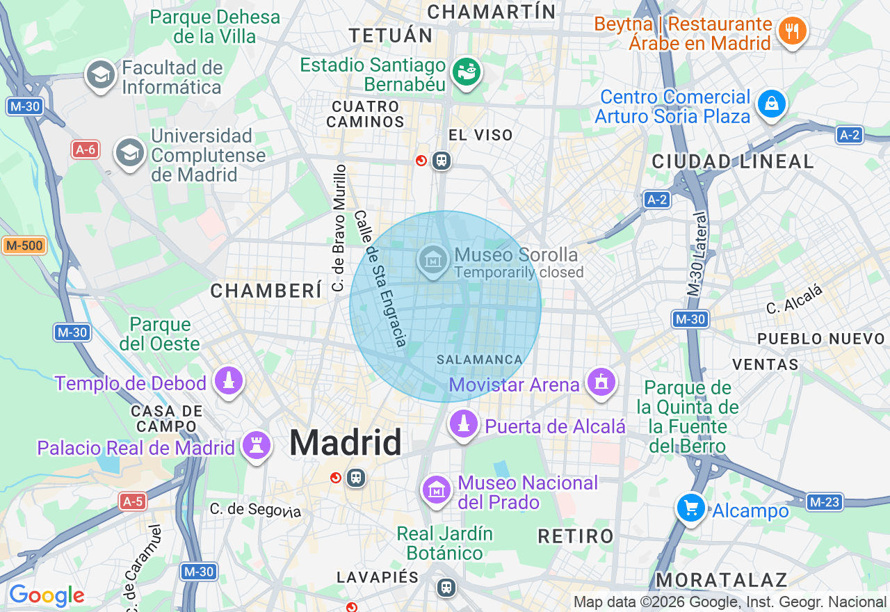 Mapa de la ubicación