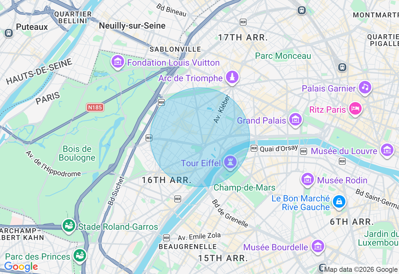 Carte de l'emplacement