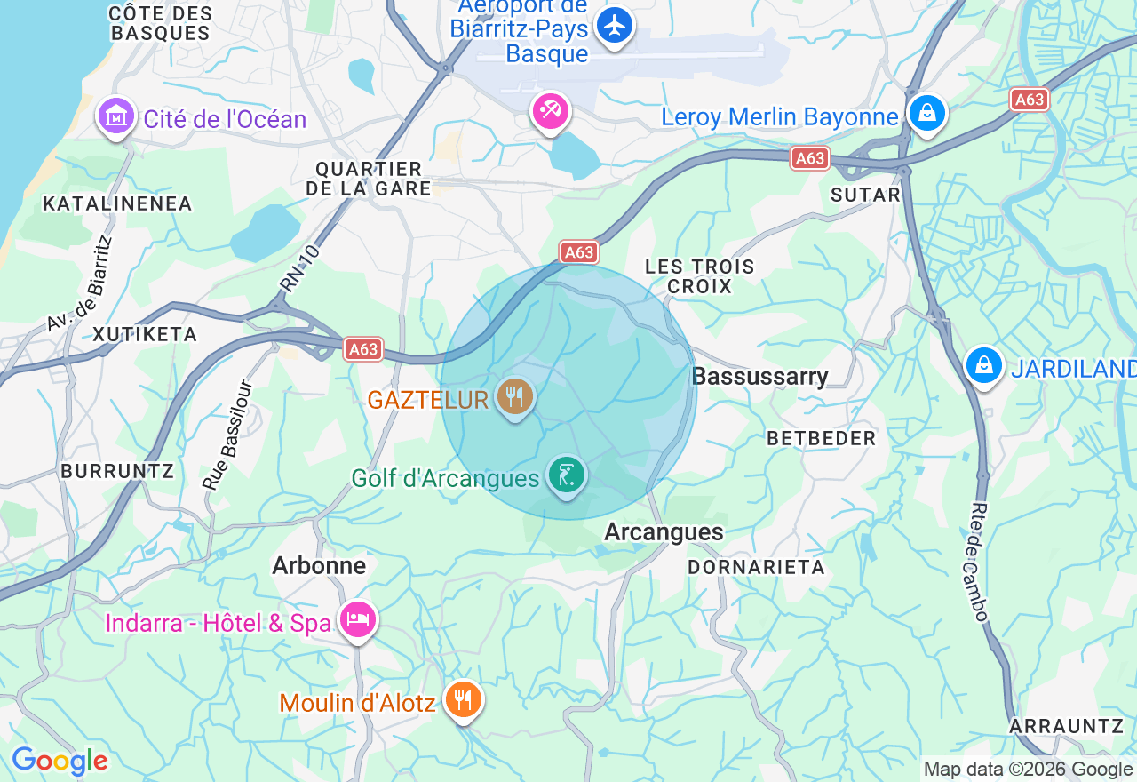 Carte de l'emplacement