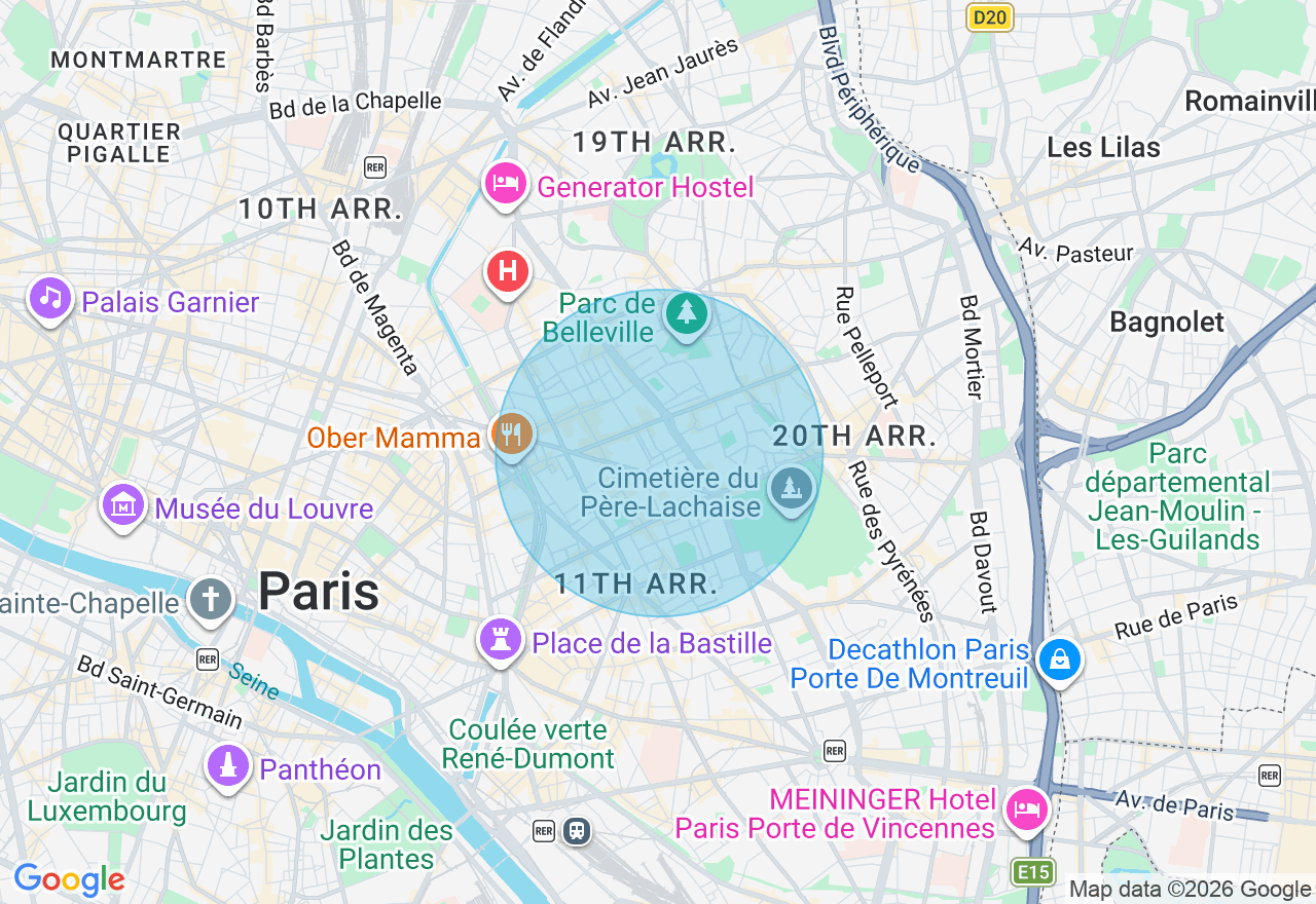 Carte de l'emplacement
