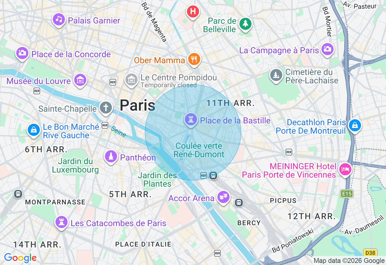Carte de l'emplacement