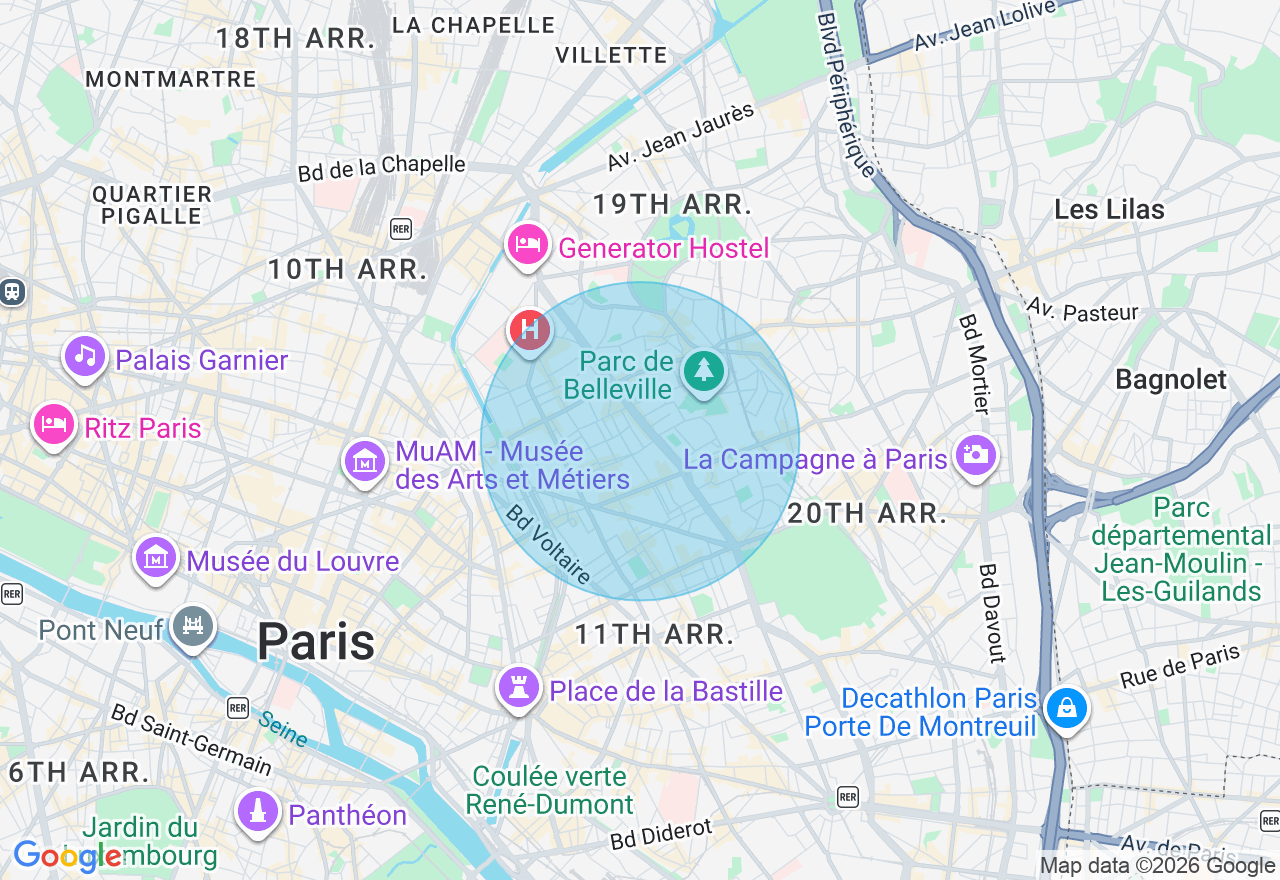 Carte de l'emplacement