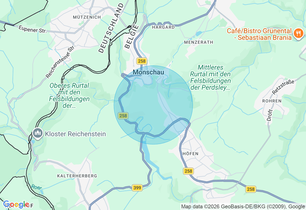 Kartenansicht der Location