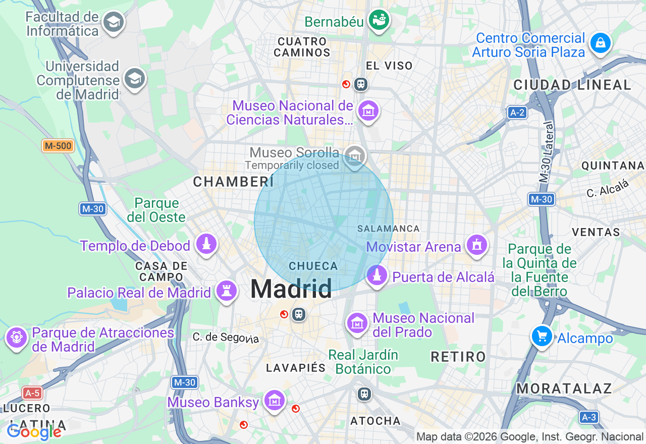 Mapa de la ubicación