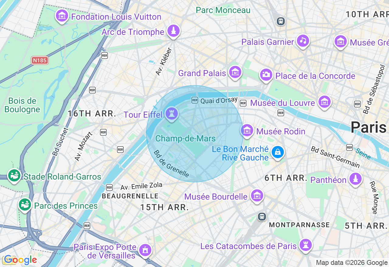 Carte de l'emplacement