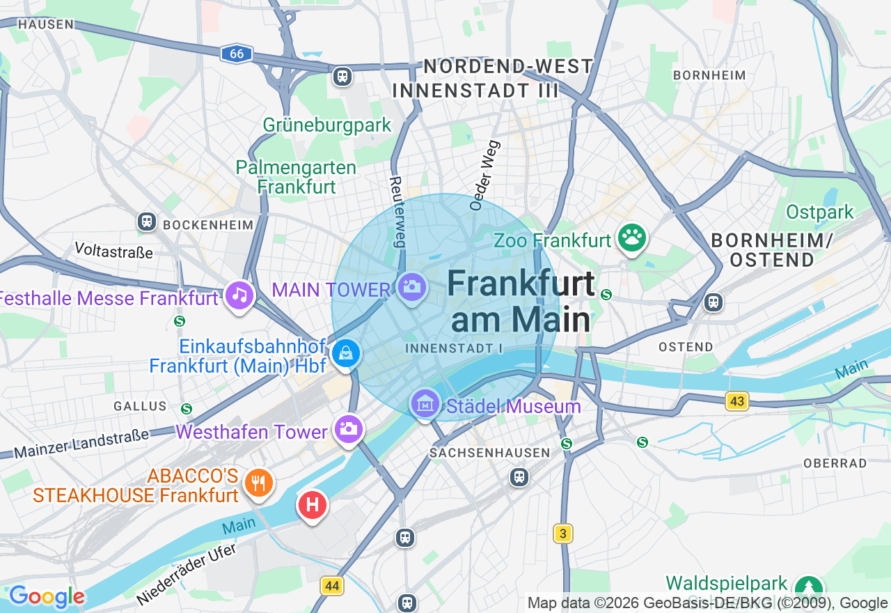 Kartenansicht der Location