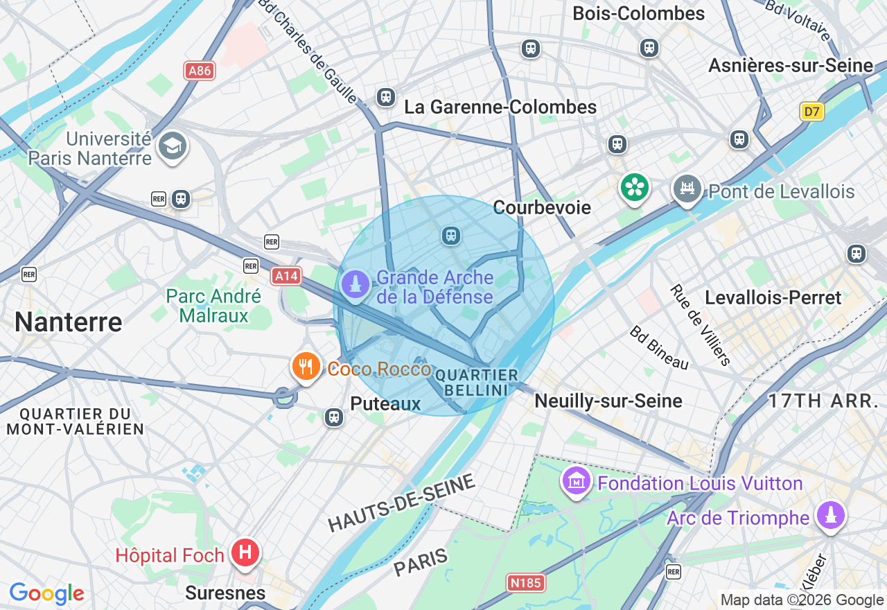 Carte de l'emplacement
