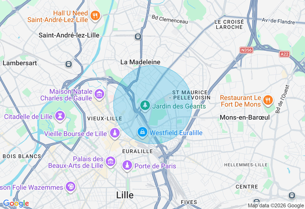 Carte de l'emplacement