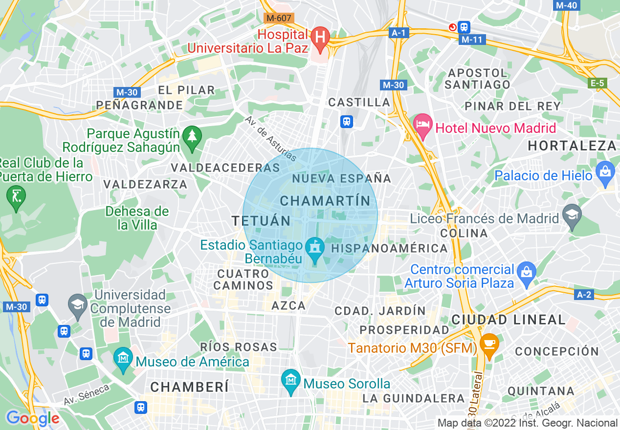 Mapa de la ubicación