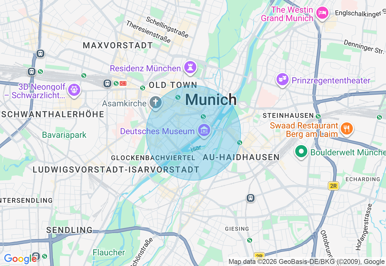Kartenansicht der Location