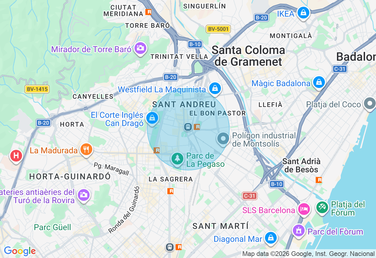 Mapa de la ubicación