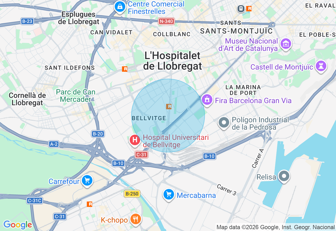 Mapa de la ubicación