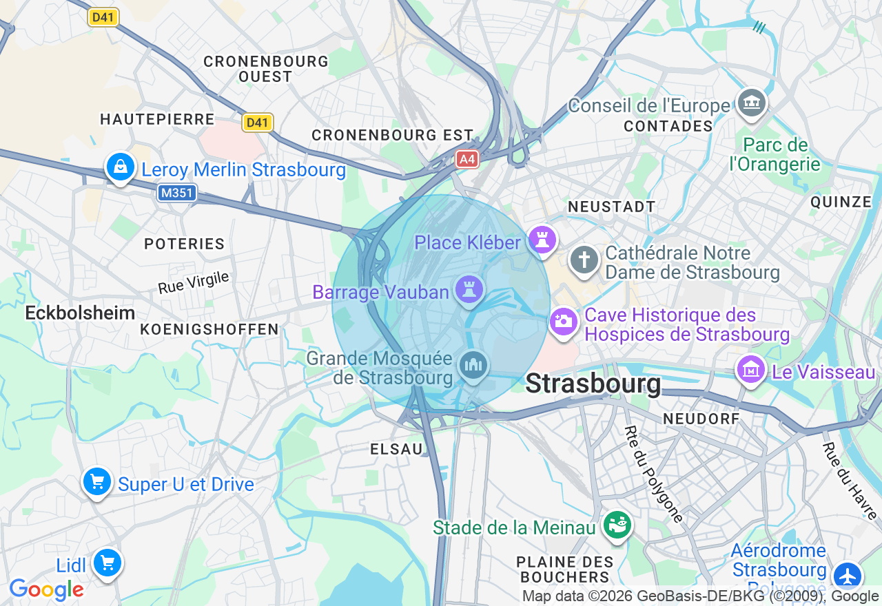 Carte de l'emplacement