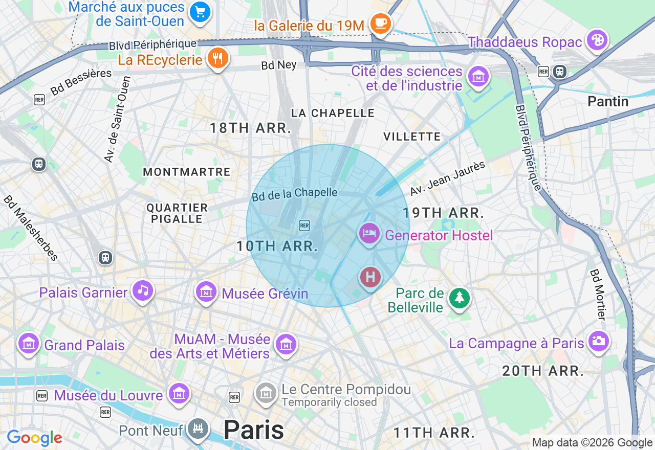 Carte de l'emplacement