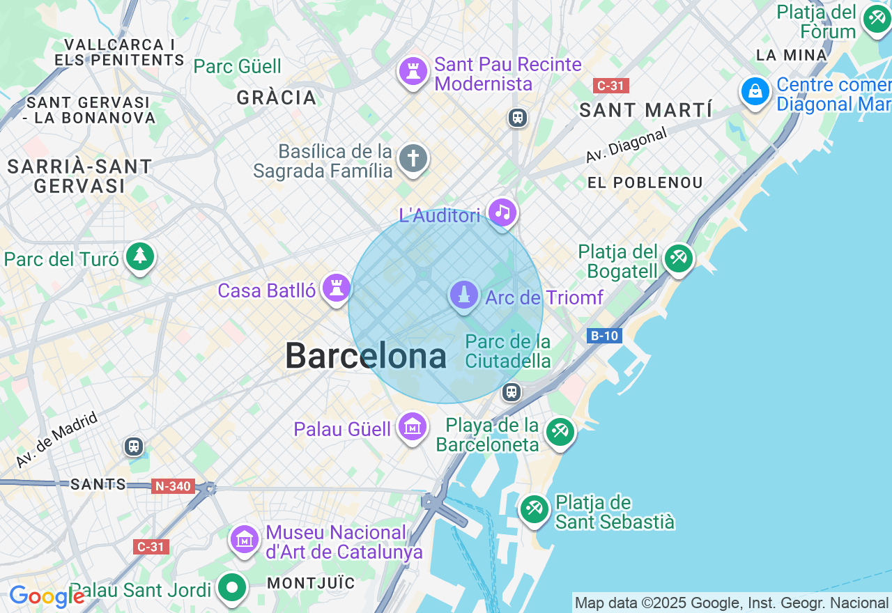 Mapa de la ubicación