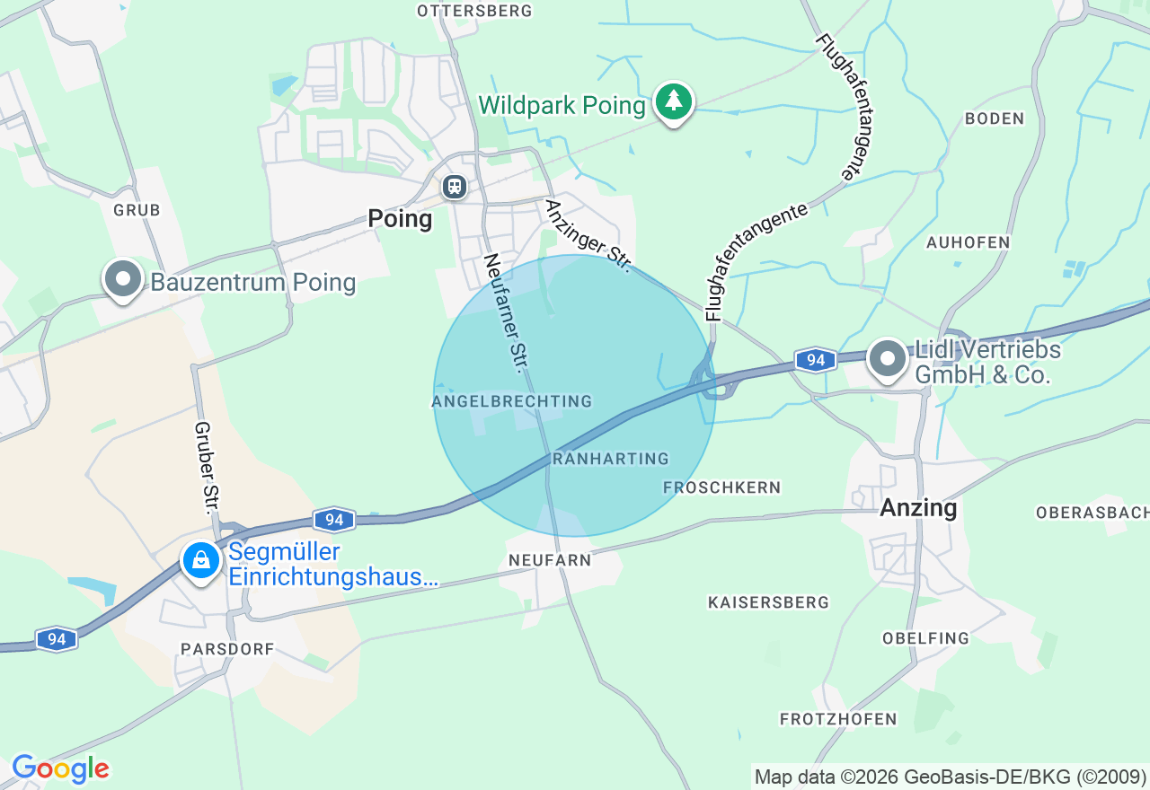 Kartenansicht der Location