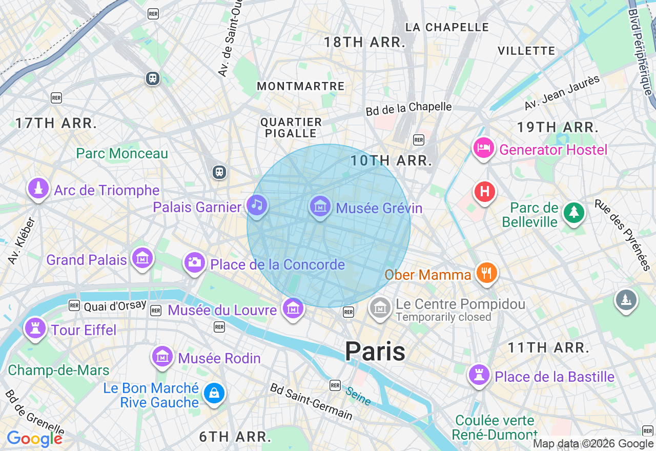 Carte de l'emplacement
