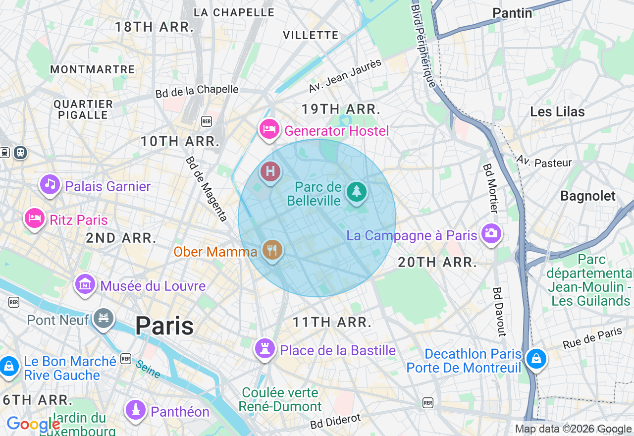 Carte de l'emplacement