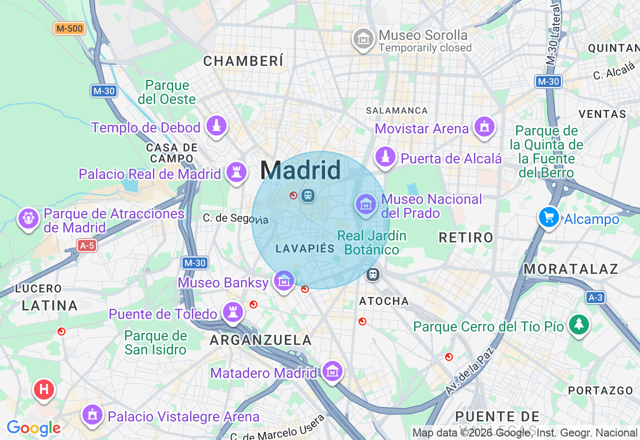Mapa de la ubicación