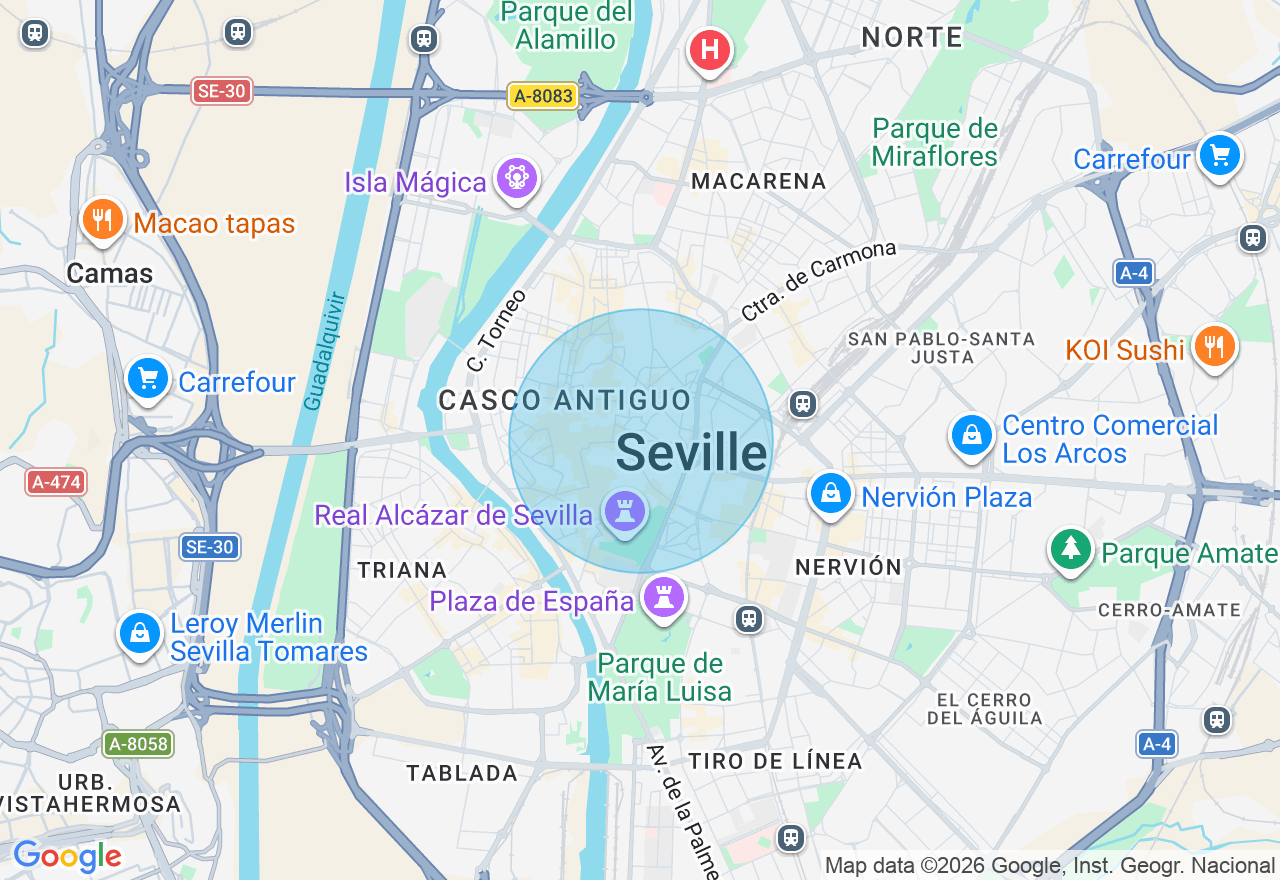 Mapa de la ubicación