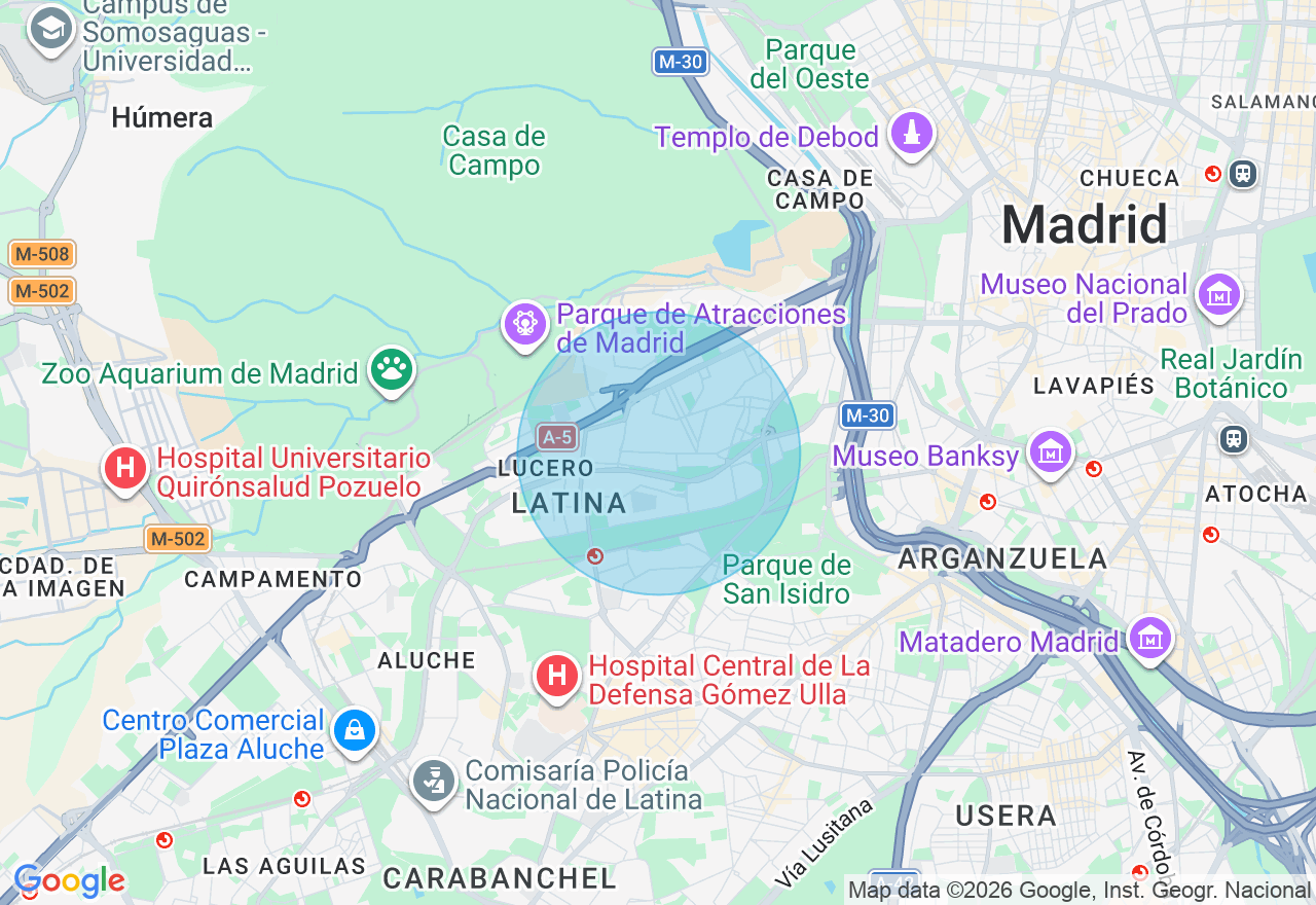 Mapa de la ubicación