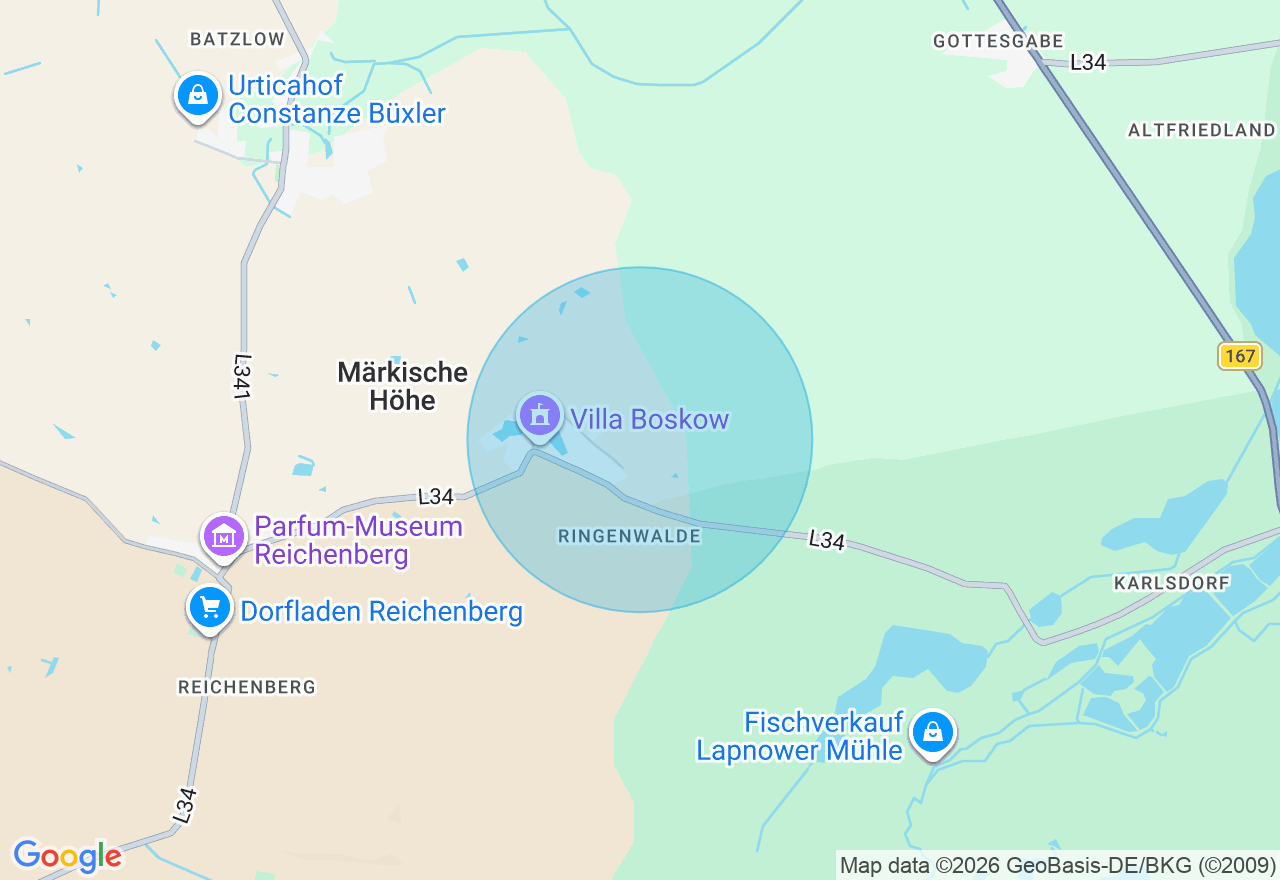 Kartenansicht der Location